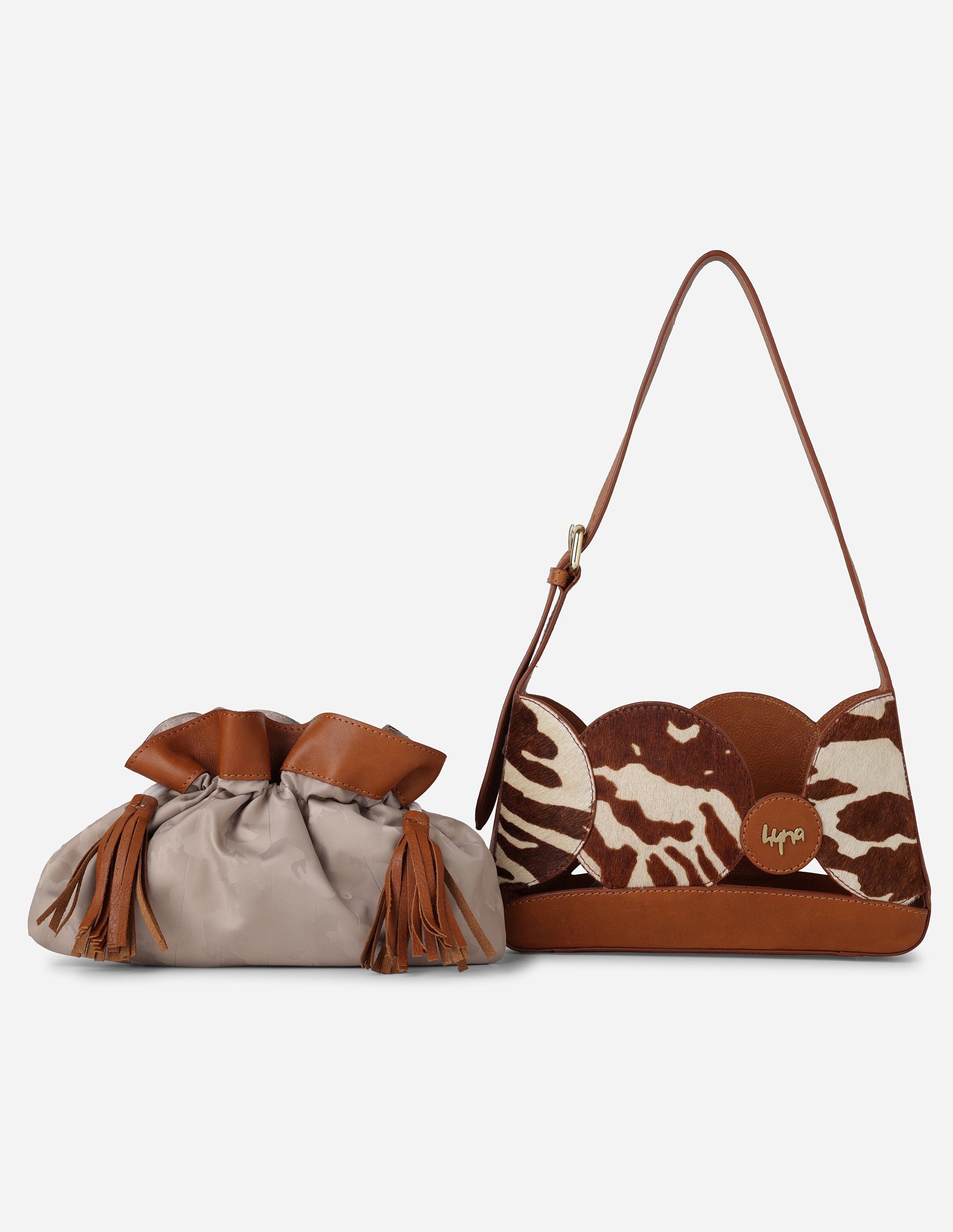 Hyna Bubble Muse Shoulder Bag (Tan)