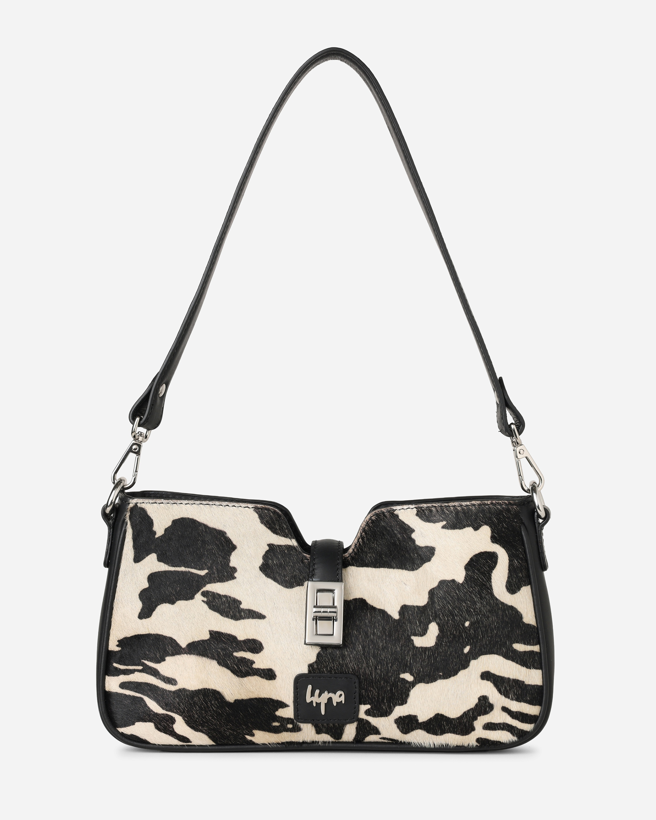 Hyna Solace Handbag (Hand-Dyed B&W)